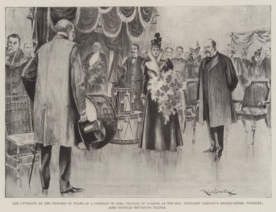 The Unveiling by the Princess of Wales of a Portrait of Lord Colville of Culross at the Honourable Artillery Company